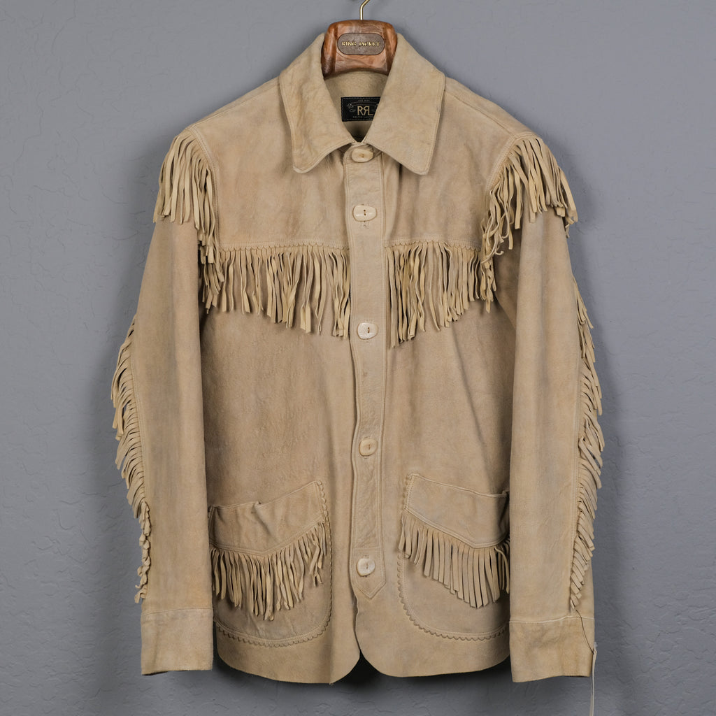 RRL Fringe Suede Jacket