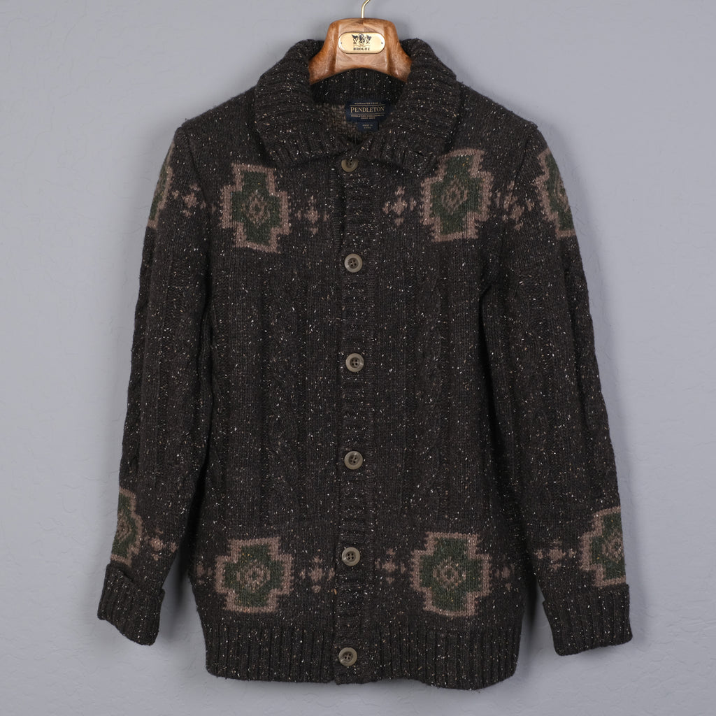 Pendleton Cable Lambswool Cardigan