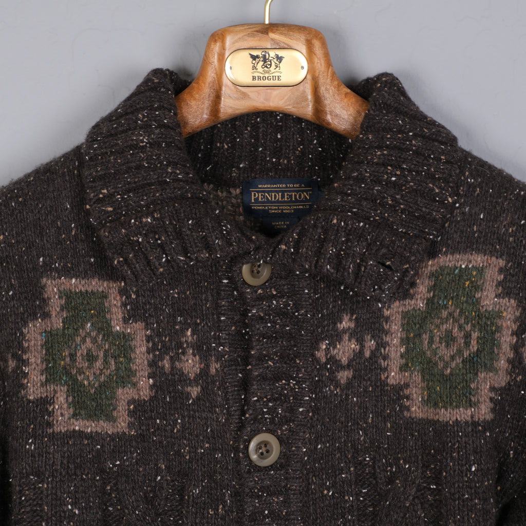 Pendleton Cable Lambswool Cardigan