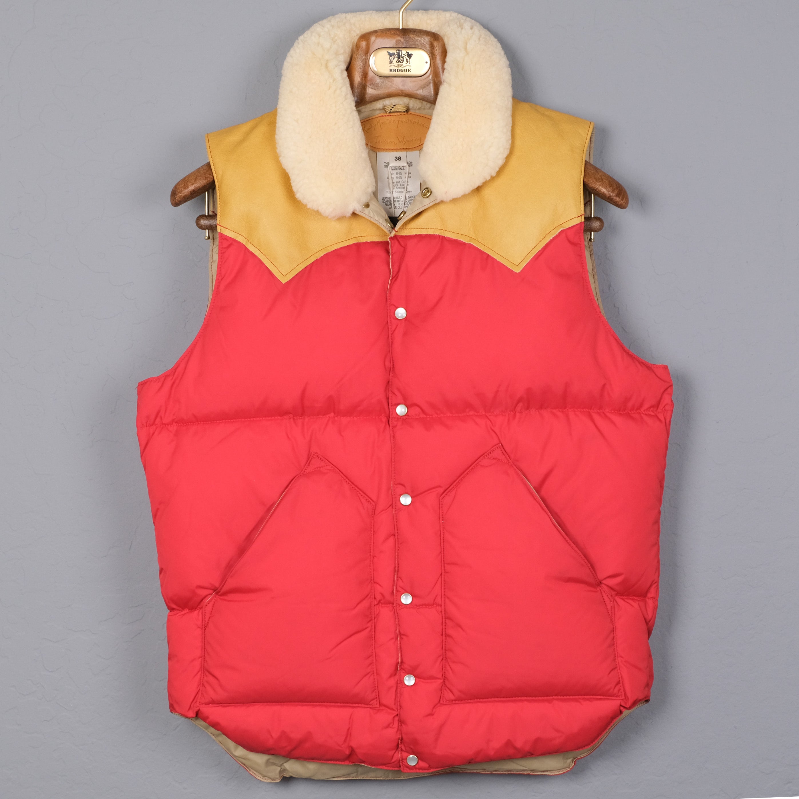 Rocky Mountain Christy Down Vest Red