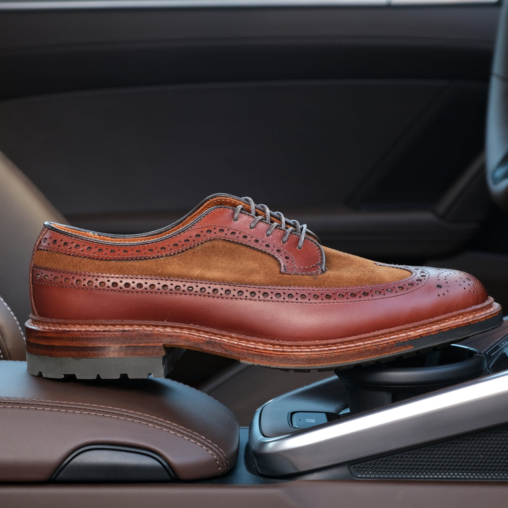 Alden x Brogue "Stay Gold" Two Tone Long Wing Blucher