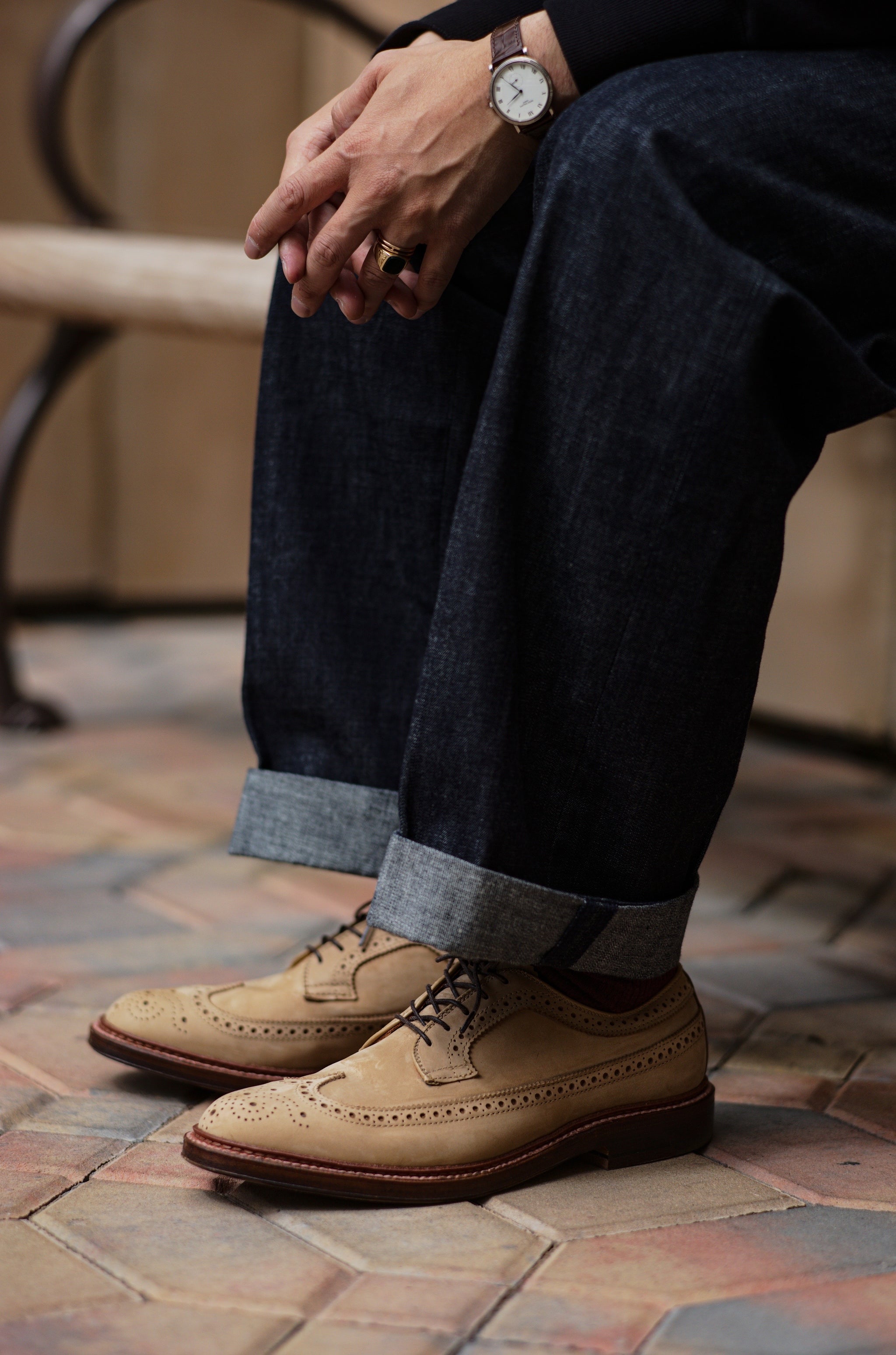 Alden x Brogue Ramon Long Wing Blucher – BROGUE