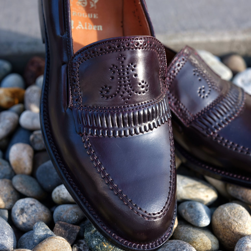 Alden x Brogue Palm Beach Loafer (Color 8)