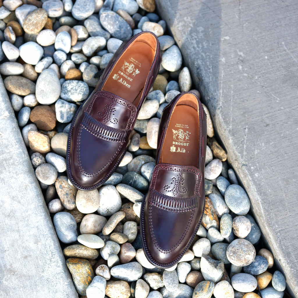 Alden x Brogue Palm Beach Loafer (Color 8)