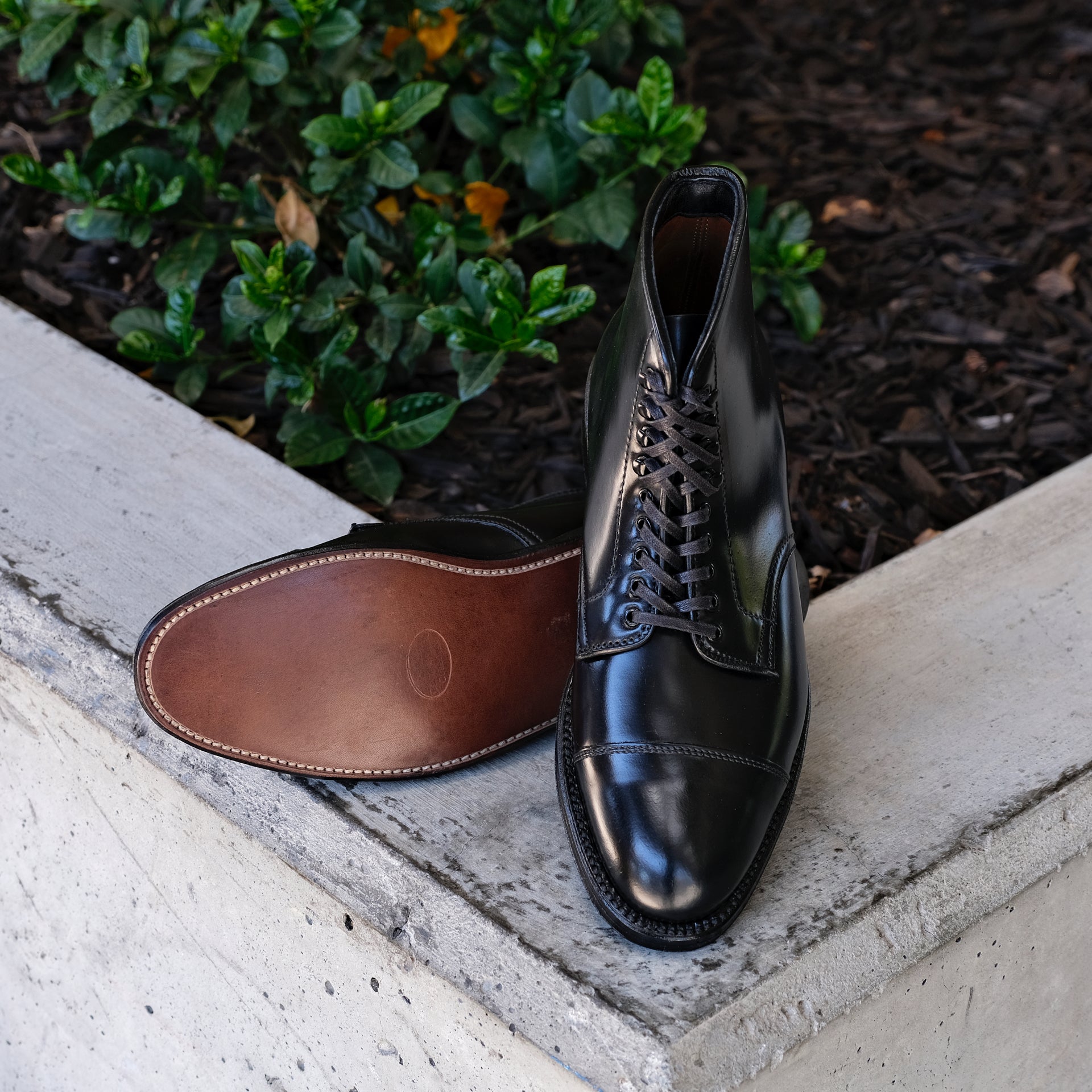 Alden x Brogue Clint Boot (Black Shell) – BROGUE