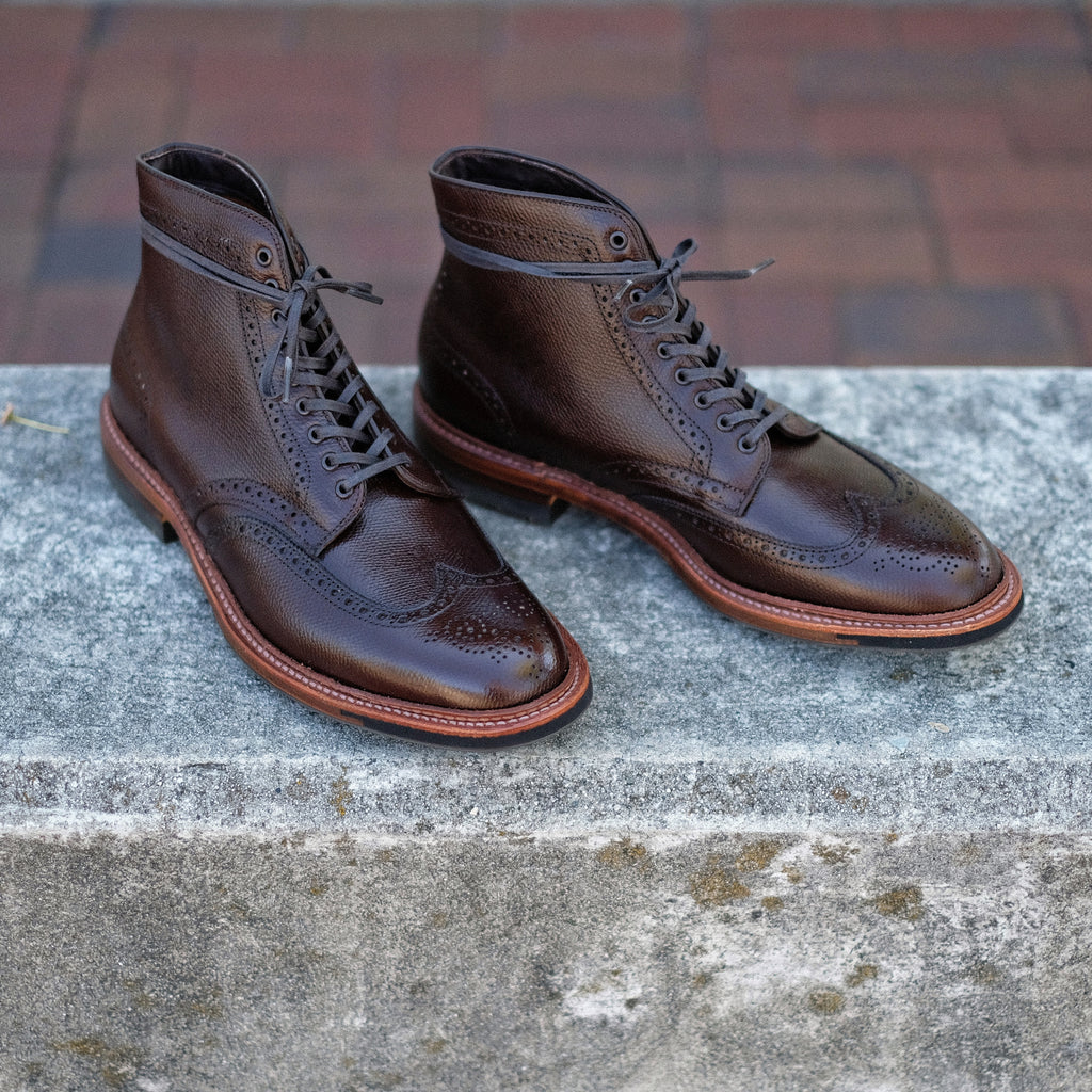 Alden x Brogue Wing Tip Boot