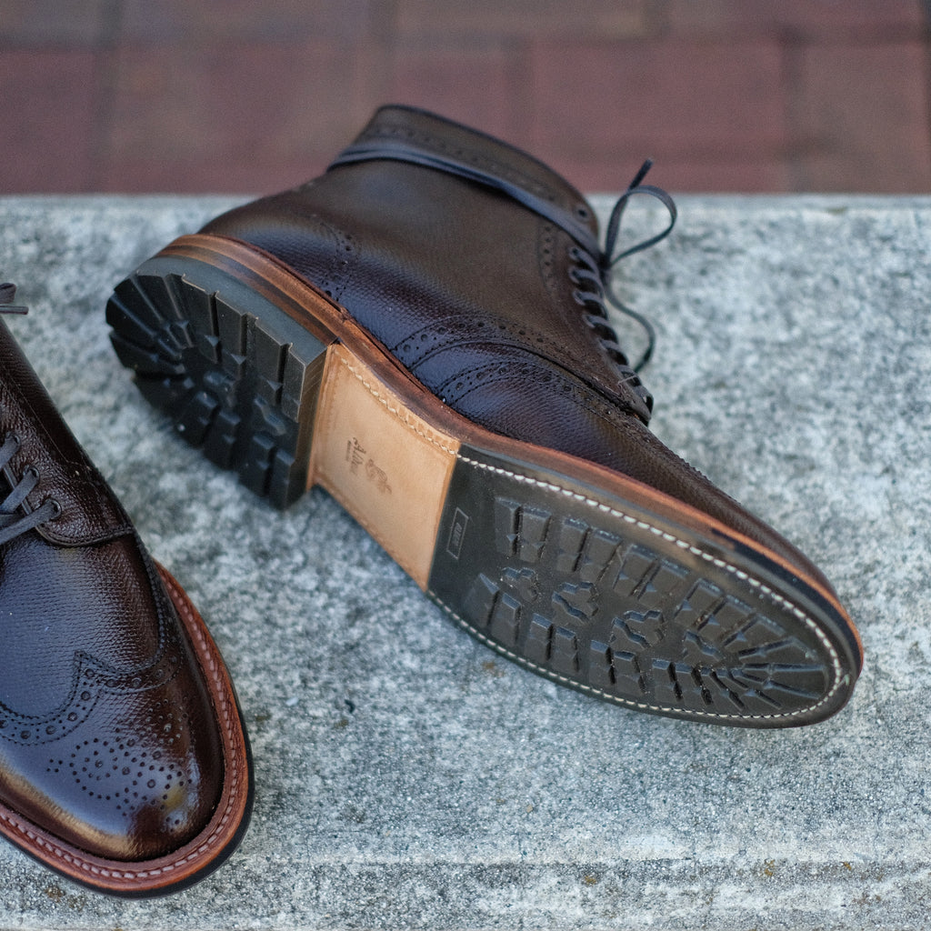 Alden x Brogue Wing Tip Boot