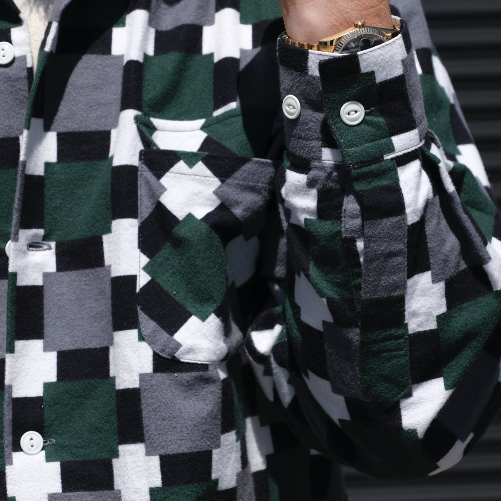 Attractions - Block Print Flannel Shirt