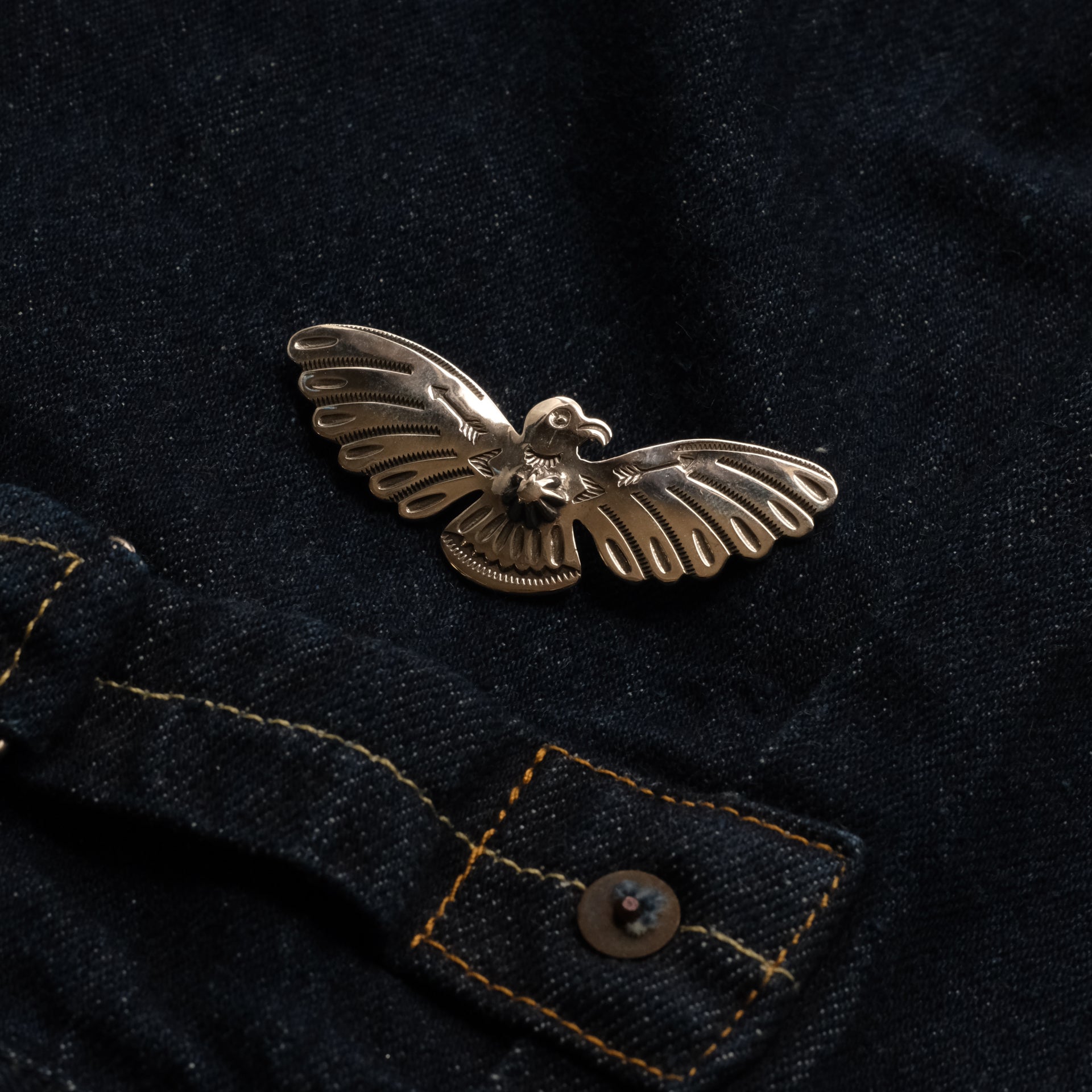 Larry Smith Open Wings Thunderbird Pin – BROGUE