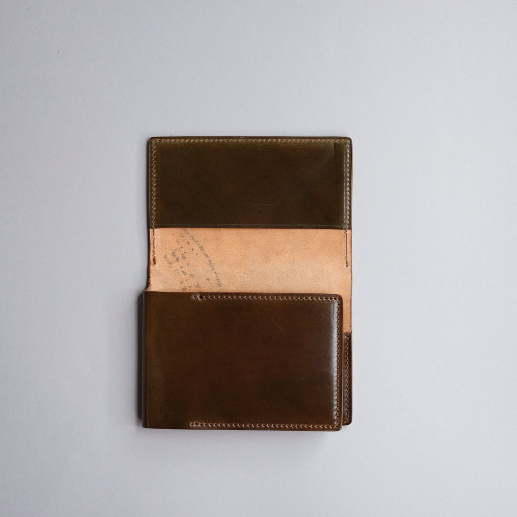 Kreis L-Fold Wallet ( Cigar Shell Cordovan )
