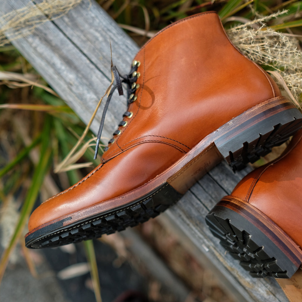 Alden x Brogue Cognac Tanker Boot