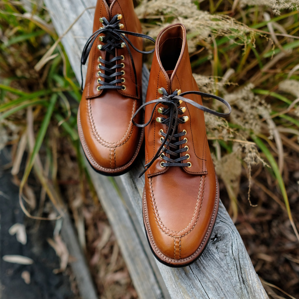 Alden x Brogue Cognac Tanker Boot