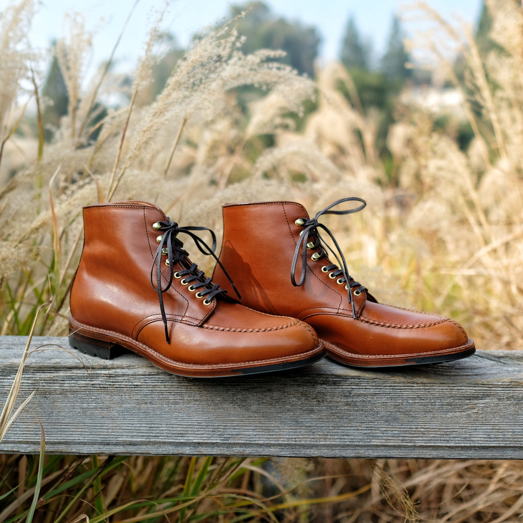 Alden x Brogue Cognac Tanker Boot