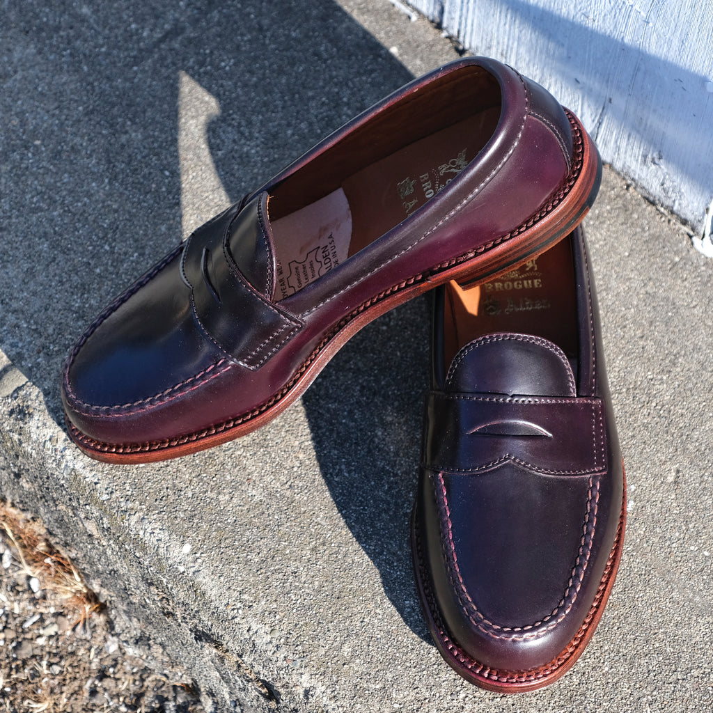 Alden x Brogue Antique Edge Leisure Handsewn Moccasin