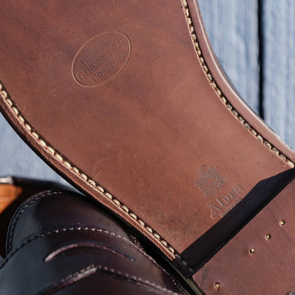 Alden x Brogue Antique Edge Leisure Handsewn Moccasin