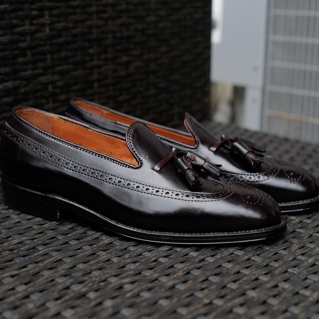 Alden x Brogue Byron Long Wing Tassel Loafer