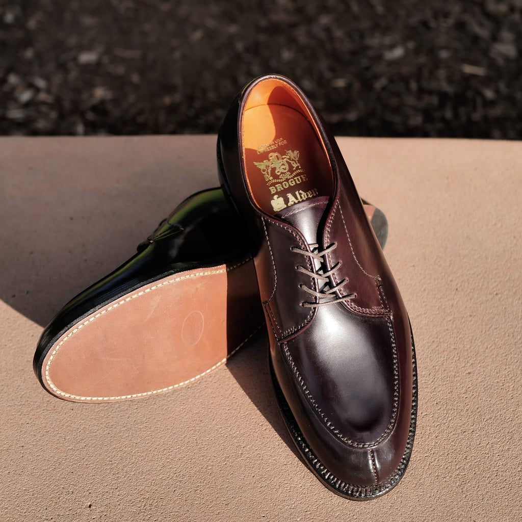 Alden x Brogue Azusa Blucher (#8 Shell)