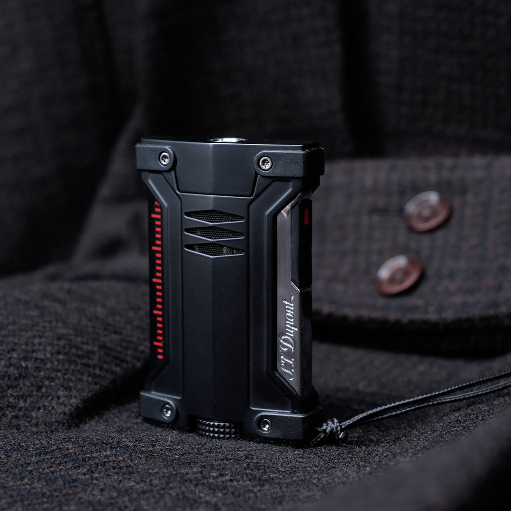 S.T. Dupont Defi Xtreme Soft Flame Lighter - Matte Black