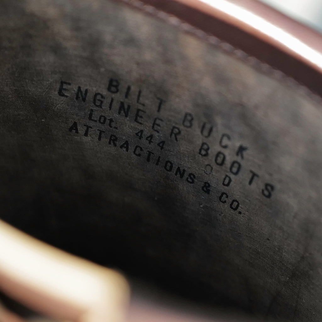 Attractions - Biltbuck Lot. 444 Horsebutt Engineer Boot