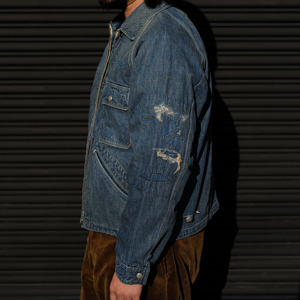 Old Joe - "Scar Face" Roll Collar Zip Jacket