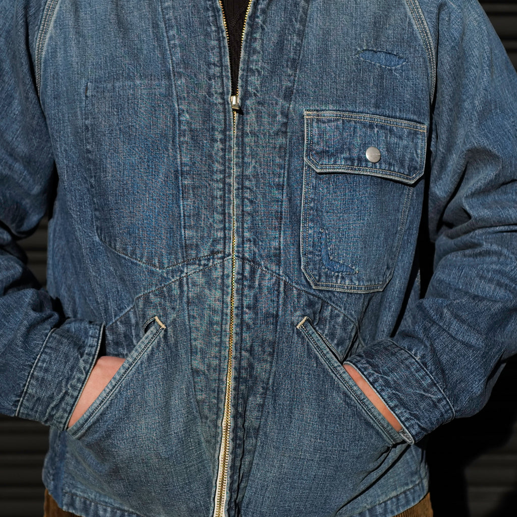 Old Joe - "Scar Face" Roll Collar Zip Jacket