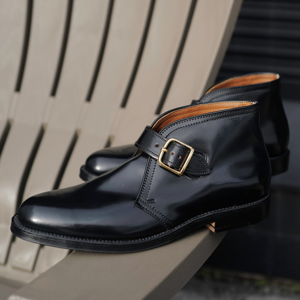Alden x Brogue George Boot ( Black Shell )
