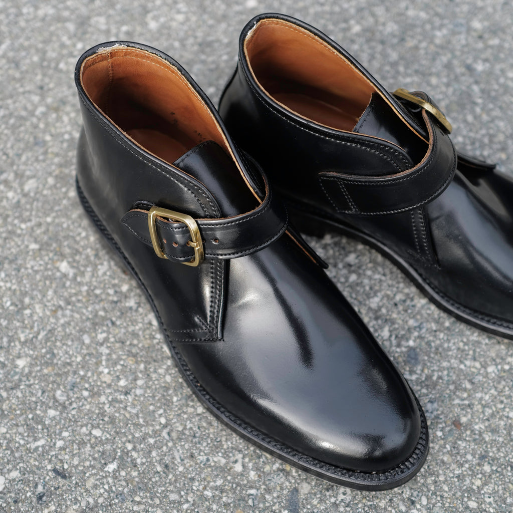 Alden x Brogue George Boot ( Black Shell )