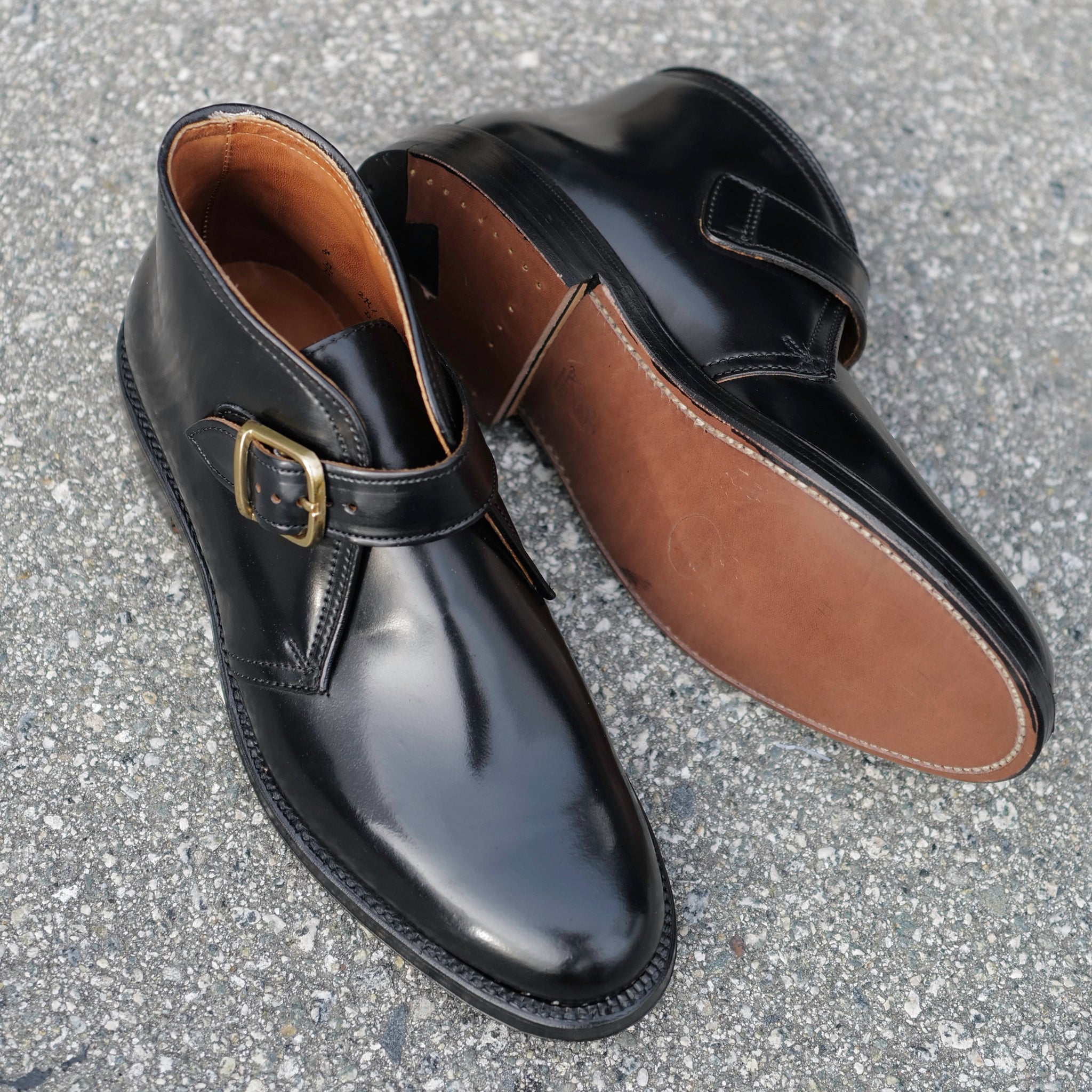 Alden x Brogue George Boot ( Black Shell ) – BROGUE 