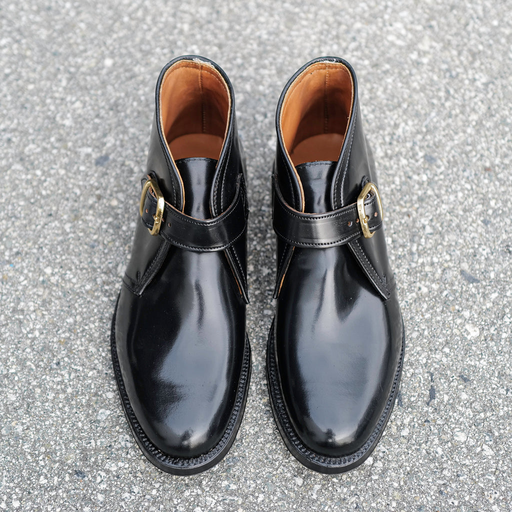 Alden x Brogue George Boot ( Black Shell )