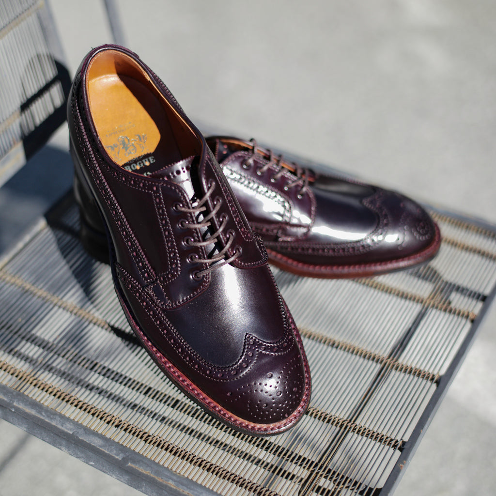 Alden x Brogue Masamune Blucher (Color 8 Shell)