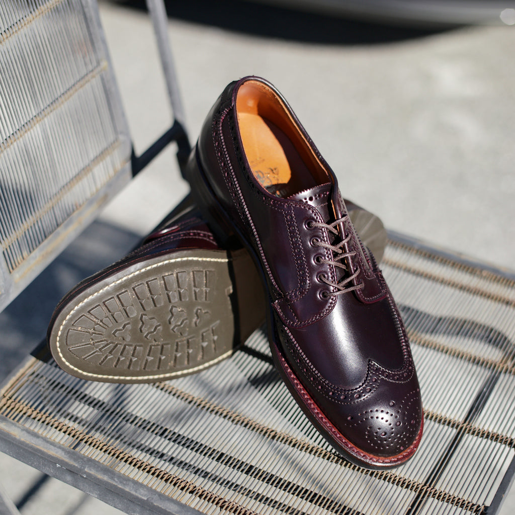 Alden x Brogue Masamune Blucher (Color 8 Shell)