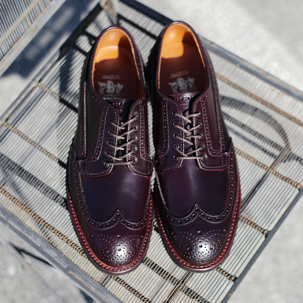 Alden x Brogue Masamune Blucher (Color 8 Shell)