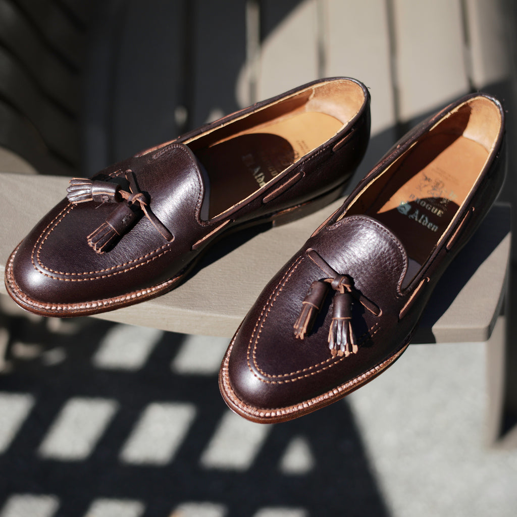 Alden x Brogue Derain Tassel Loafers