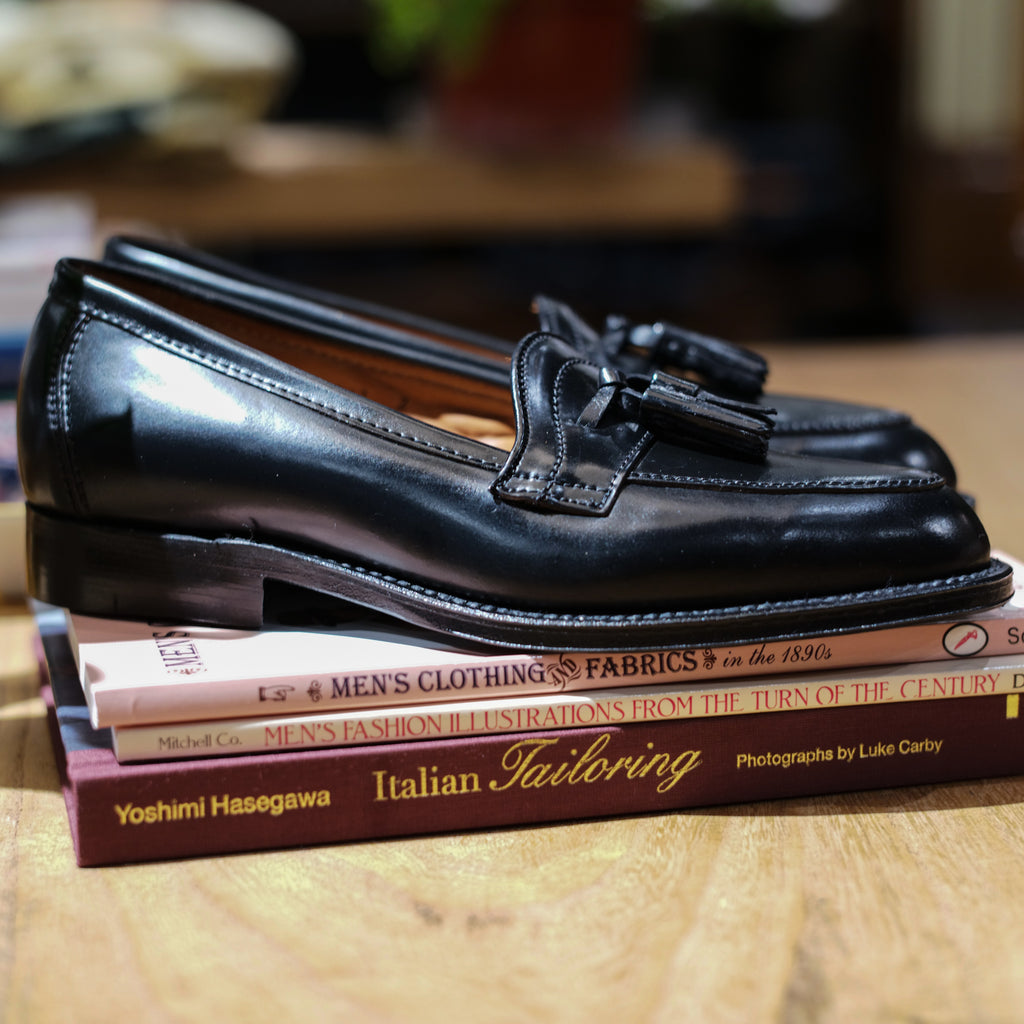 Alden x Brogue Lazy Gent Split Toe Tassel Loafer