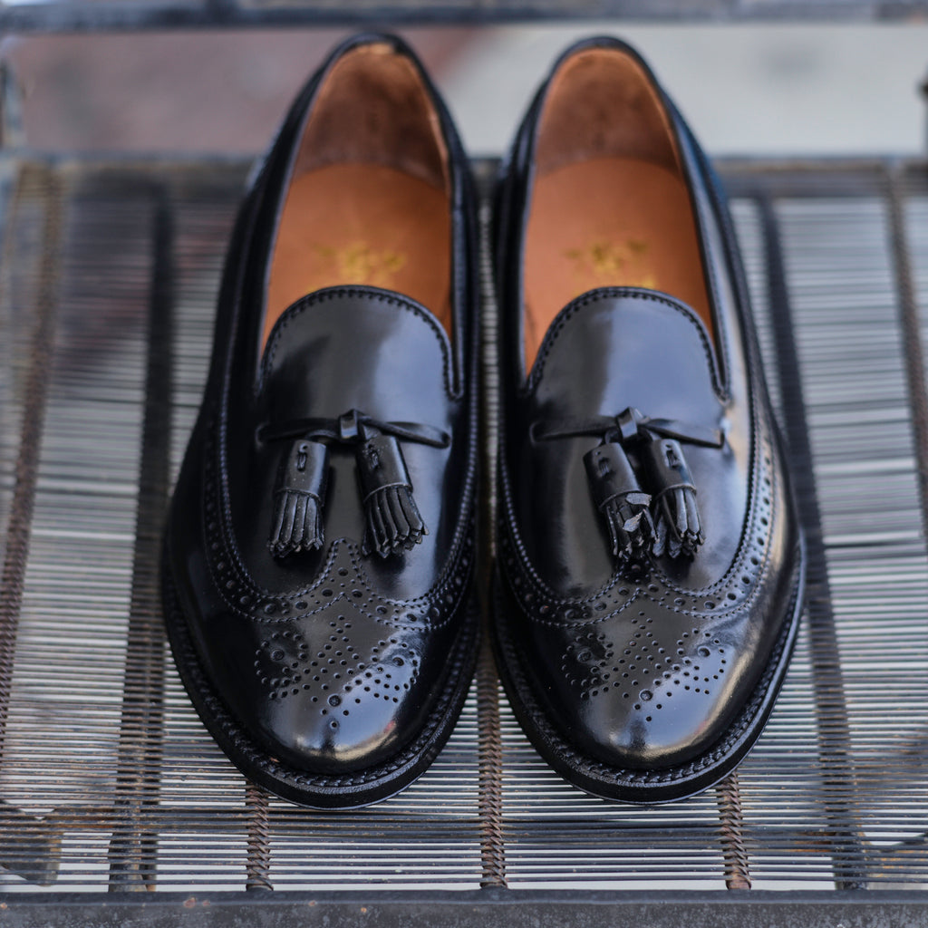 Alden x Brogue Byron Long Wing Tassel Loafer