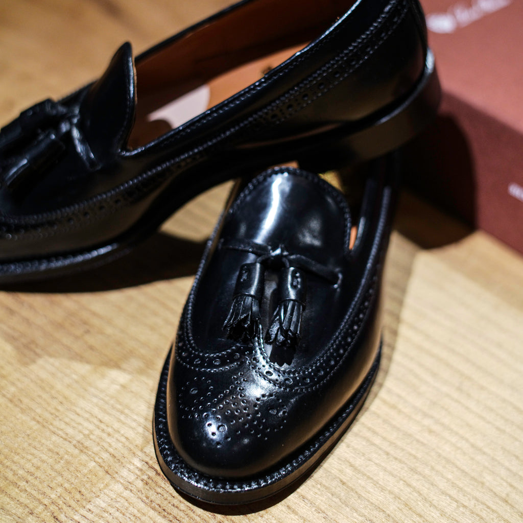 Alden x Brogue Byron Long Wing Tassel Loafer