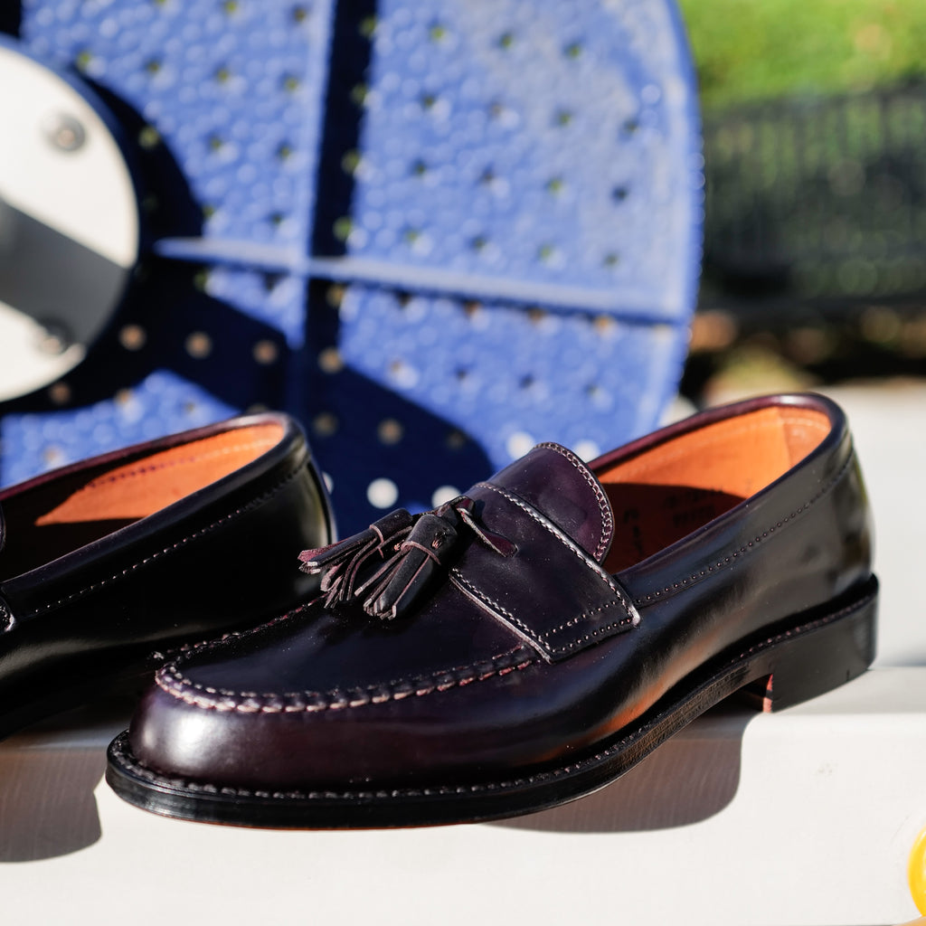 Alden x Brogue Handsewn Mocc Tassel Loafer