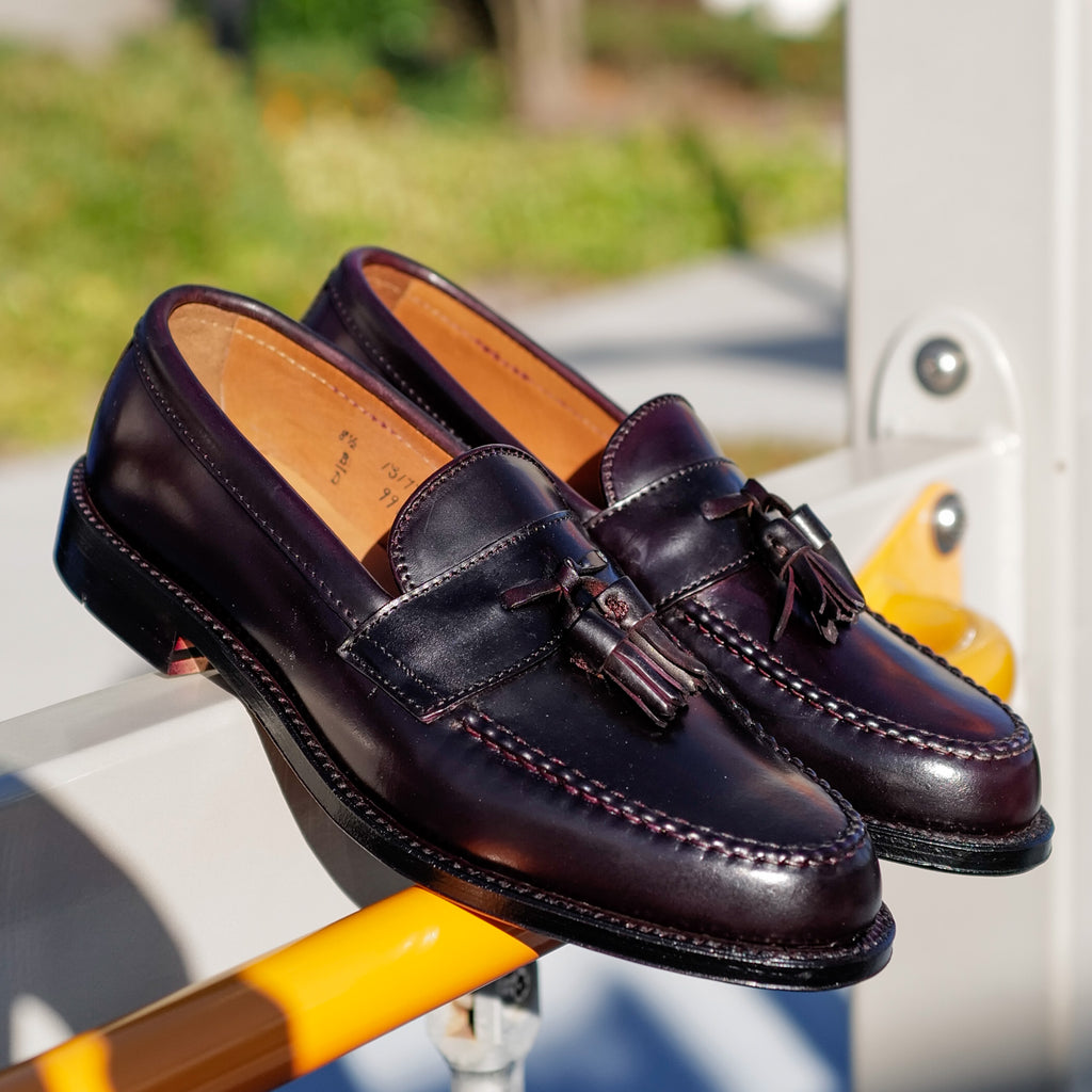 Alden x Brogue Handsewn Mocc Tassel Loafer