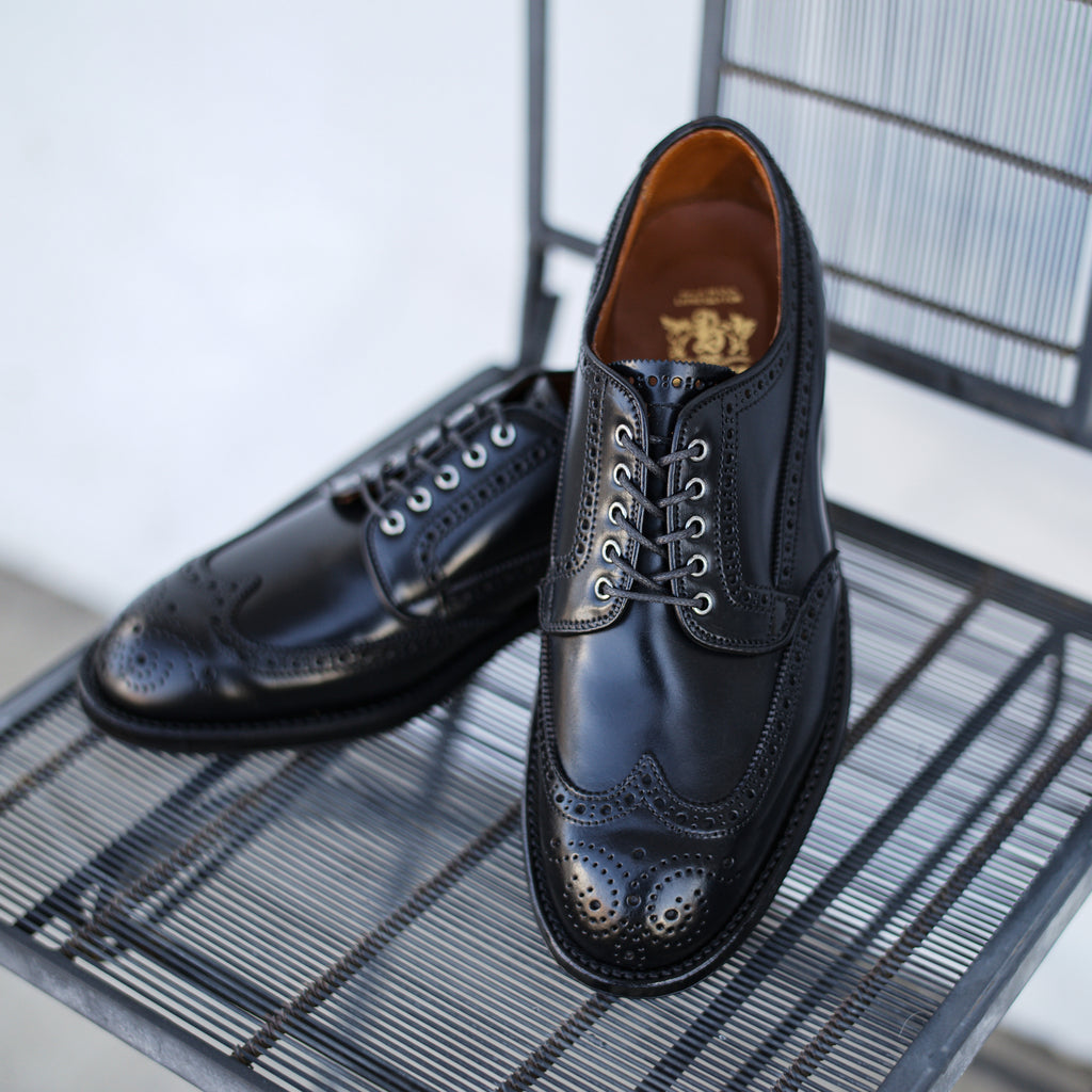 Alden x Brogue Masamune Blucher (Black Shell)