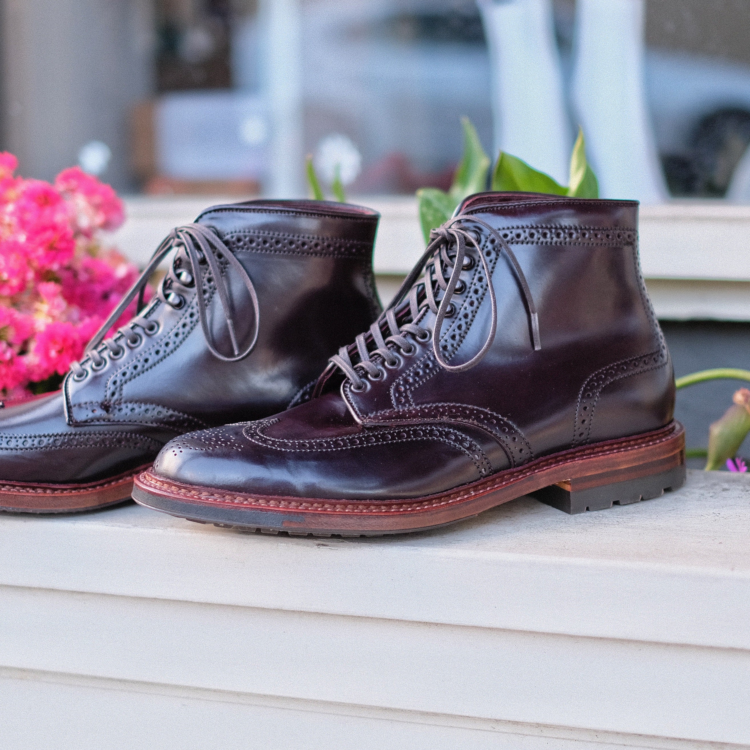 Alden x Brogue Wing Tip Boot – BROGUE - Main Image