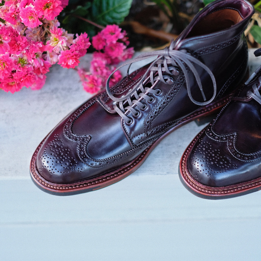 Alden x Brogue Wing Tip Boot
